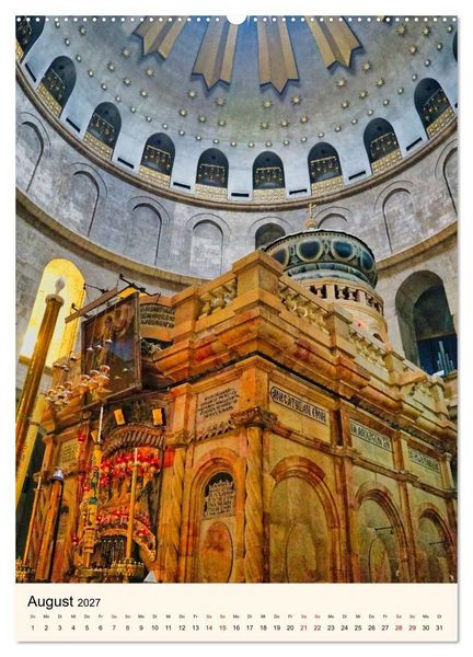 Produktbild: Kirche vom heiligen Grab in Jerusalem (Wandkalender 2027 DIN A2 hoch), CALVENDO Monatskalender