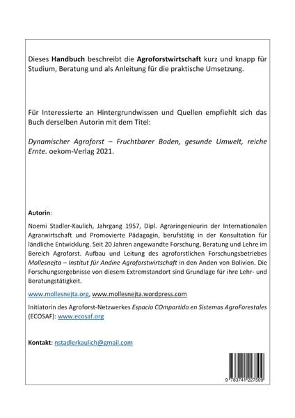 Produktbild: Handbuch Agroforstwirtschaft