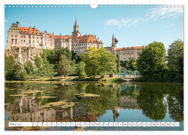 Produktbild: Sommerliches Sigmaringen (Wandkalender 2027 DIN A3 quer), CALVENDO Monatskalender