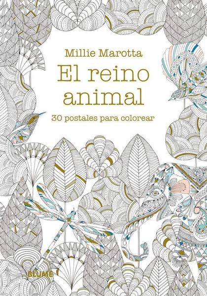 Produktbild: Postales : el reino animal : 30 postales para colorear