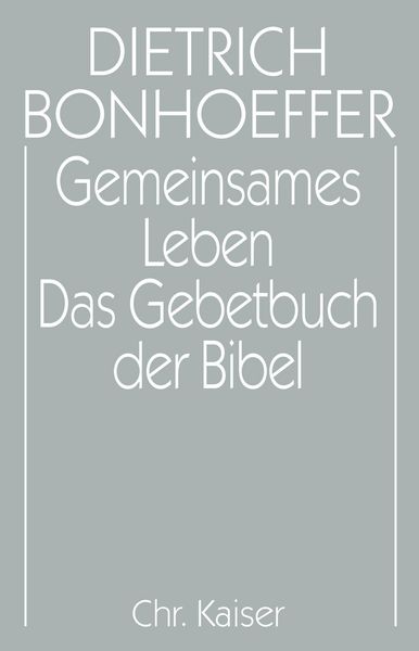 Produktbild: Gemeinsames Leben / Das Gebetbuch der Bibel