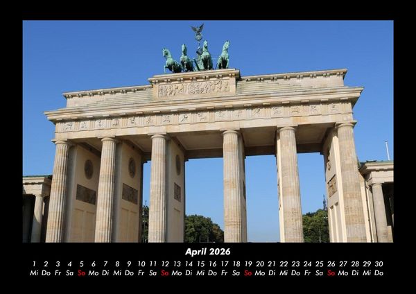Produktbild: Berlin 2026 Fotokalender DIN A3