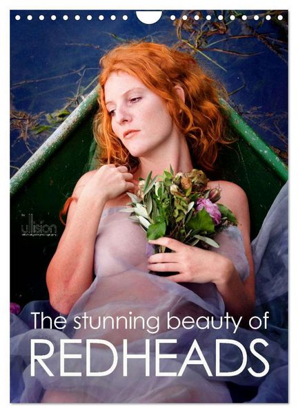 Produktbild: The stunning beauty of REDHEADS (Wall Calendar 2026 DIN A4 portrait), CALVENDO 12 Month Wall Calendar