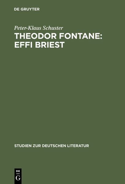 Produktbild: Theodor Fontane: Effi Briest