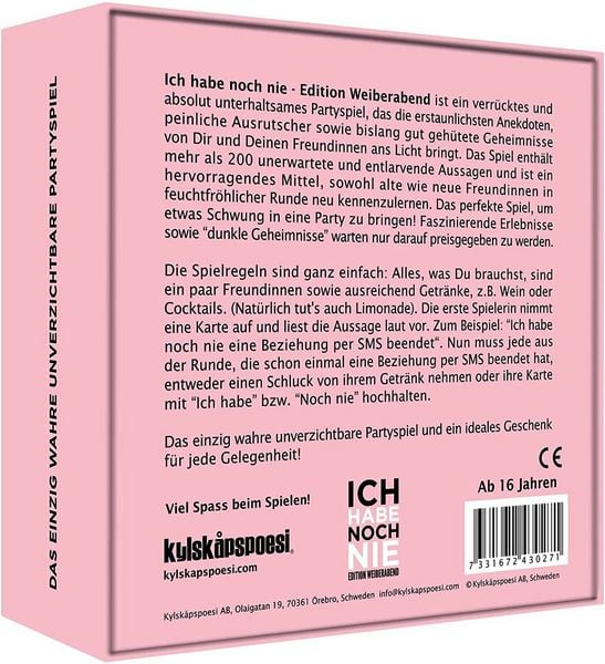 Produktbild: Ich habe noch nie - Weiberabend