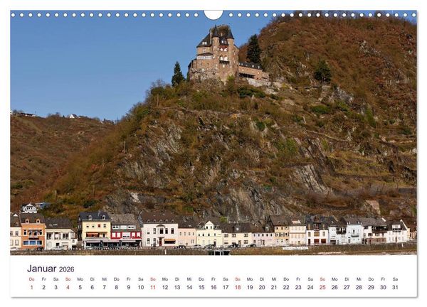 Produktbild: Rhein und Burgen (Wandkalender 2026 DIN A3 quer), CALVENDO Monatskalender