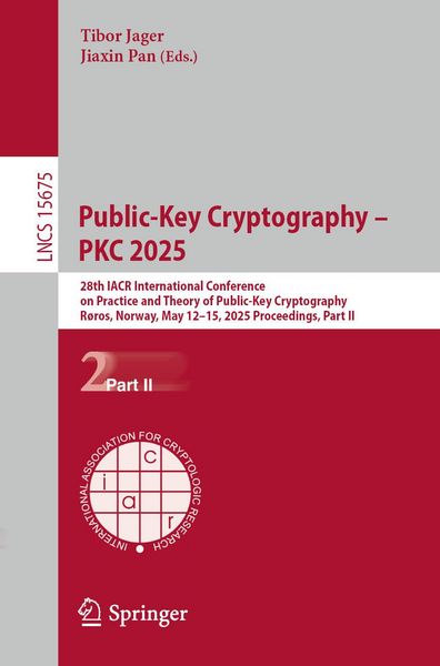 Produktbild: Public-Key Cryptography - PKC 2025