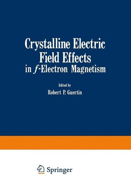 Produktbild: Crystalline Electric Field Effects in f-Electron Magnetism