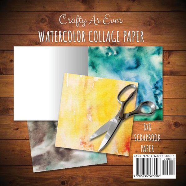Produktbild: Watercolor Collage Paper for Scrapbooking
