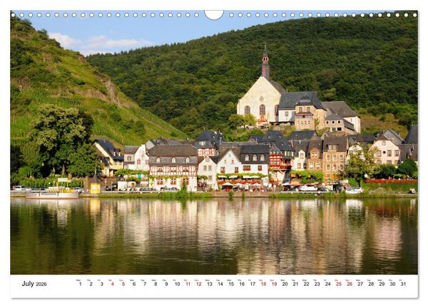 Produktbild: The Moselle valley - Along the Moselle river from Trier to Koblenz (Wall Calendar 2026 DIN A3 landscape), CALVENDO 12 Month Wall Calendar