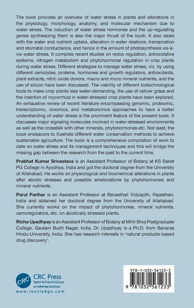 Produktbild: Water Stress in Crop Plants and Its Management