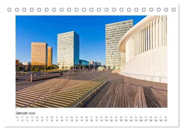 Produktbild: LUXEMBURG Stadt der Kontraste (Tischkalender 2026 DIN A5 quer), CALVENDO Monatskalender