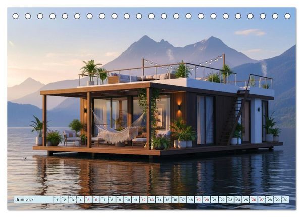 Produktbild: Sanft treibende Urlaubstr&auml;ume (Tischkalender 2027 DIN A5 quer), CALVENDO Monatskalender