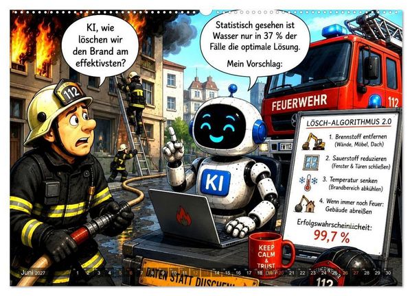 Produktbild: L&uuml;genbeutel und Schummellottchen - 12 Monate voller Ausreden, Tricks und kreativer Wahrheiten (hochwertiger Premium Wandkalender 2027 DIN A2 quer), Kunstdruck in Hochglanz