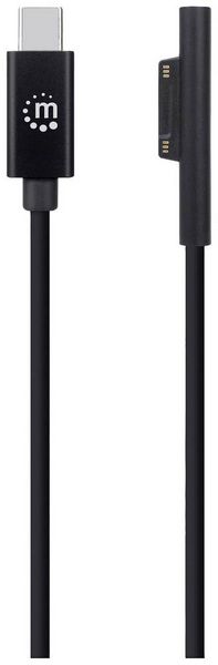 Produktbild: Manhattan USB-Kabel USB-C&reg; Stecker, Surface Connect-Stecker 1.80 m Schwarz 353632