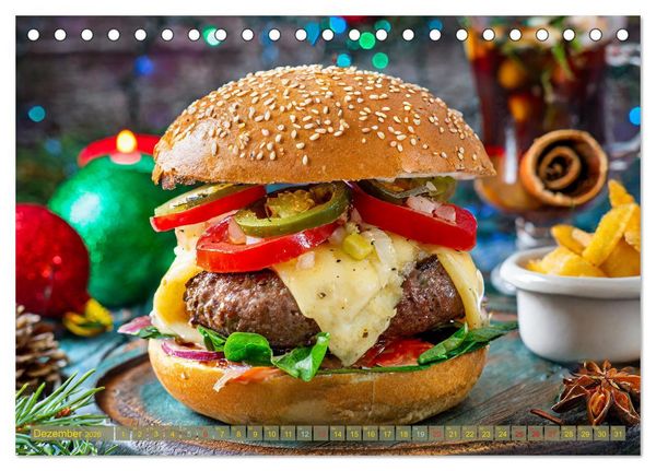 Produktbild: Unsere Burger Deluxe (Tischkalender 2026 DIN A5 quer), CALVENDO Monatskalender