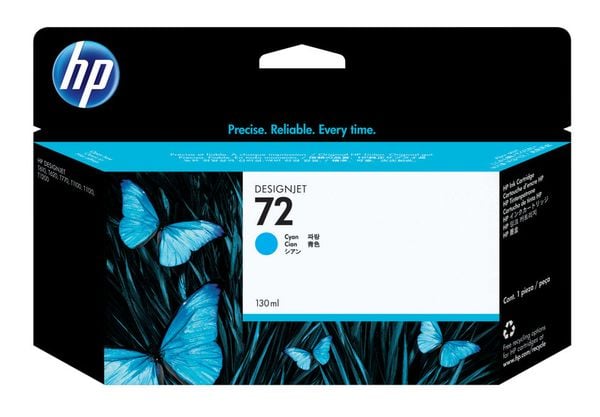 HP Tintenpatrone 72 XL cyan