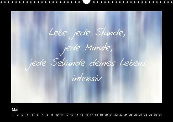 Produktbild: Monatsspr&uuml;che (Wandkalender immerw&auml;hrend DIN A3 quer)
