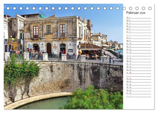 Produktbild: Sizilien - Insel zwischen zwei Kontinenten (Tischkalender 2026 DIN A5 quer), CALVENDO Monatskalender