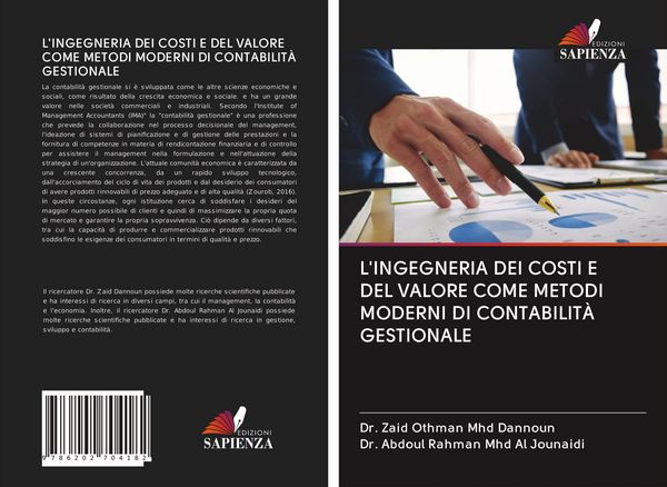 Produktbild: L'ingegneria Dei Costi E Del Valore Come Metodi Moderni Di Contabilit&agrave; Gestionale