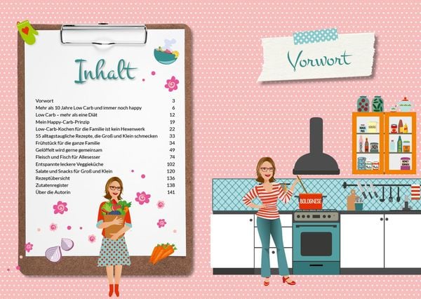 Produktbild: Happy Carb: Meine Low-Carb-Familienk&uuml;che