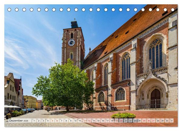 Produktbild: Ingolstadt Impressionen (Tischkalender 2026 DIN A5 quer), CALVENDO Monatskalender
