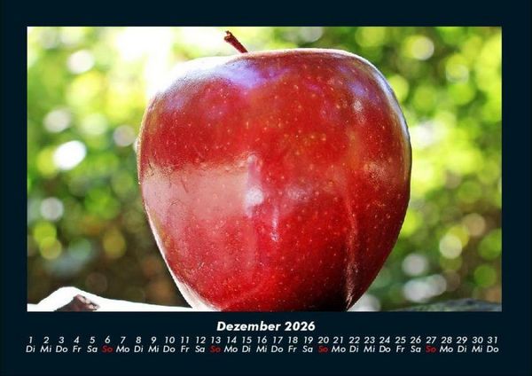 Produktbild: Obstkalender 2026 Fotokalender DIN A4