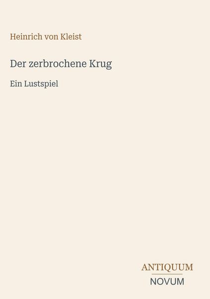 Produktbild: Der zerbrochene Krug