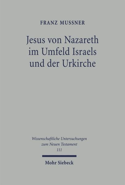 Produktbild: Jesus von Nazareth im Umfeld Israels und der Urkirche
