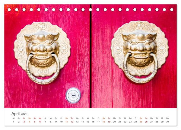 Produktbild: China - Tradition und Moderne (Tischkalender 2026 DIN A5 quer), CALVENDO Monatskalender
