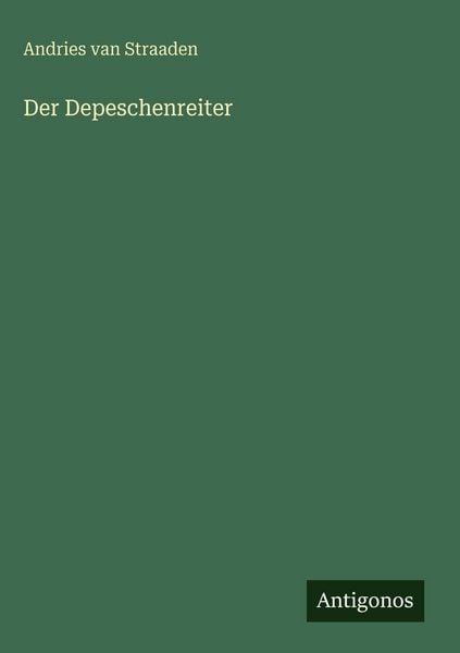Produktbild: Der Depeschenreiter