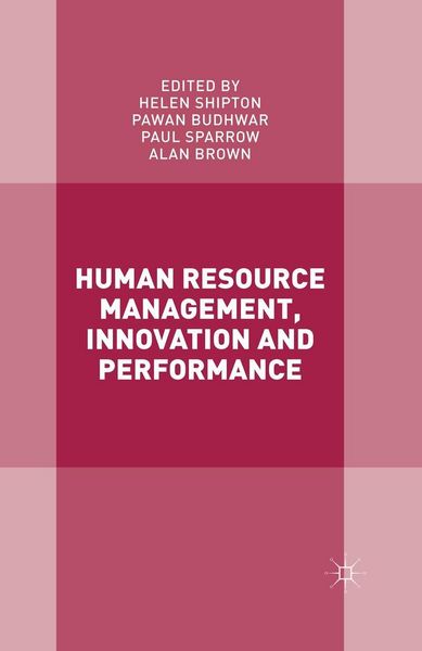 Produktbild: Human Resource Management, Innovation and Performance