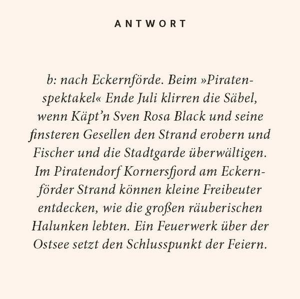 Produktbild: Ostseek&uuml;ste-Quiz