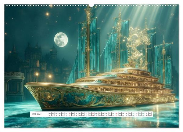 Produktbild: N&auml;chster Halt: Luxus Fantasien (Wandkalender 2027 DIN A2 quer), CALVENDO Monatskalender