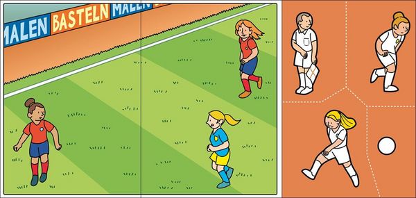 Produktbild: Wir basteln! - Malen, Ausschneiden, Kleben - Fu&szlig;ball