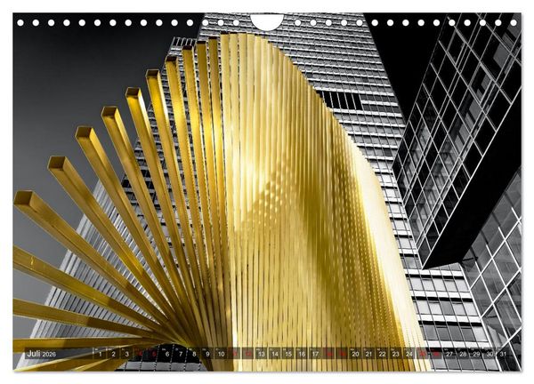 Produktbild: MAINHATTEN architektur kunst (Wandkalender 2026 DIN A4 quer), CALVENDO Monatskalender