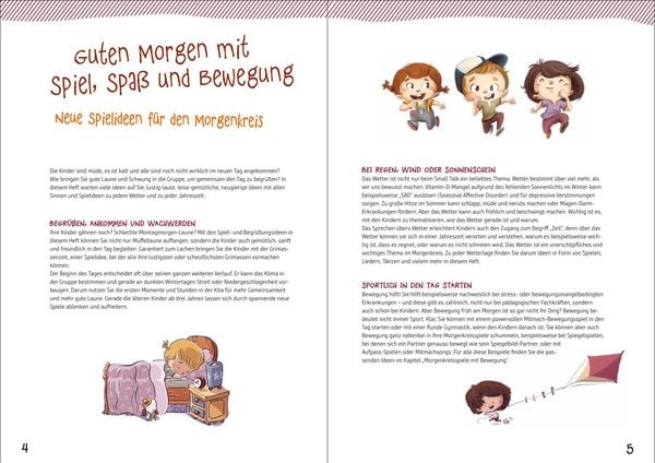 Morgenkreisspiele fürs ganze Jahr