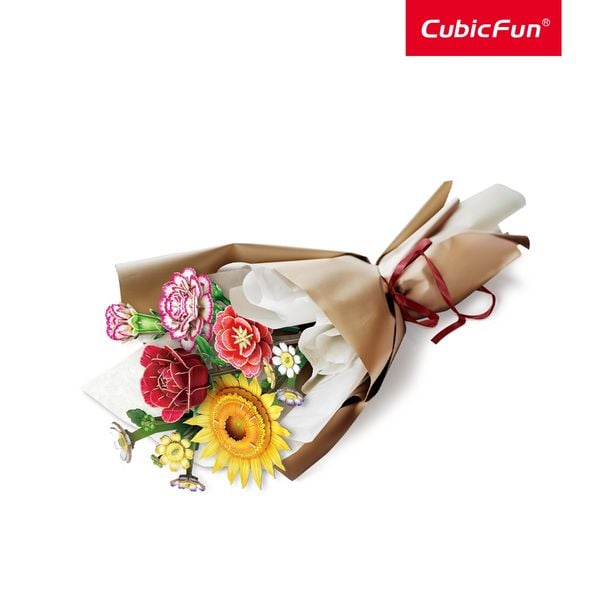 Produktbild: CUBICFUN - 3D Puzzle Blumenstrauss Mix 285 Teile
