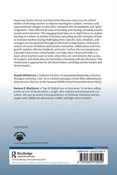 Produktbild: Improving Teacher Morale and Motivation