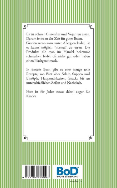 Produktbild: Glutenfrei und vegan