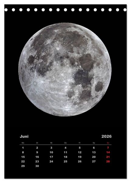 Produktbild: Wunderbares Universum (Tischkalender 2026 DIN A5 hoch), CALVENDO Monatskalender