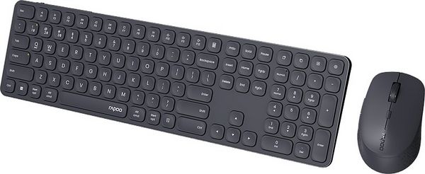Produktbild: RAPOO 9810M.DE.DARK GREY Multi-Mode Wireless Combo