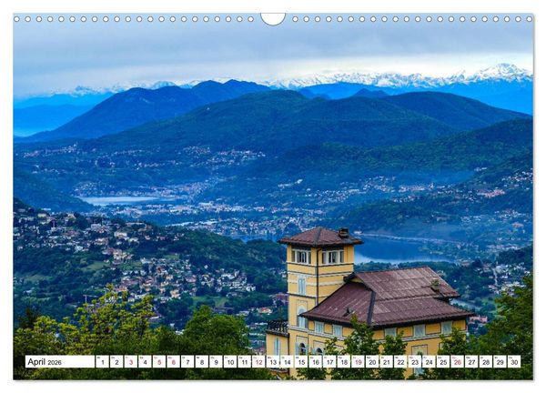 Produktbild: Impressionen vom Luganer See (Wandkalender 2026 DIN A3 quer), CALVENDO Monatskalender