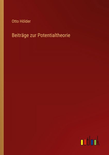 Produktbild: Beitr&auml;ge zur Potentialtheorie