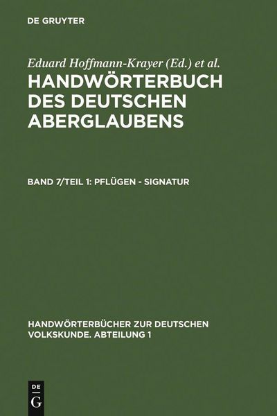 Produktbild: Pfl&uuml;gen - Signatur