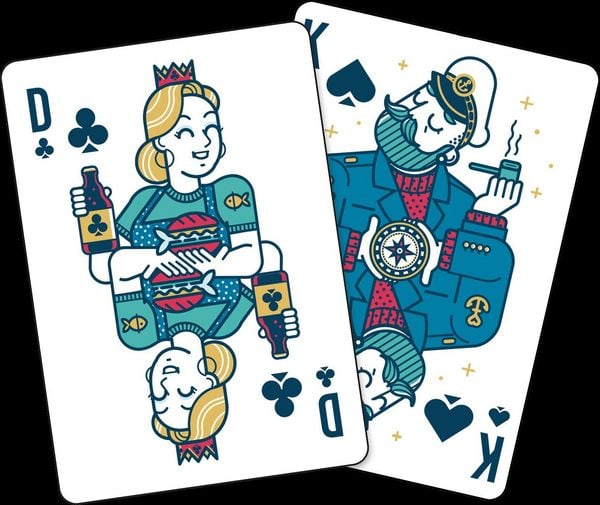 Produktbild: Ahoi! 55 Spielkarten mit Motiven von der K&uuml;ste