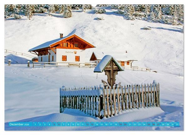Produktbild: Almen im Westlichen Karwendelgebirge (hochwertiger Premium Wandkalender 2026 DIN A2 quer), Kunstdruck in Hochglanz