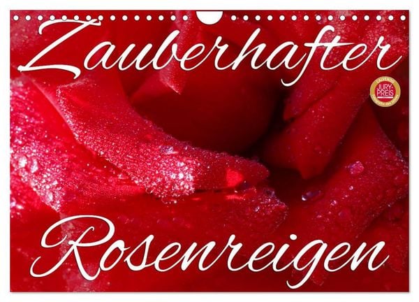 Produktbild: Zauberhafter Rosenreigen (Wandkalender 2026 DIN A4 quer), CALVENDO Monatskalender