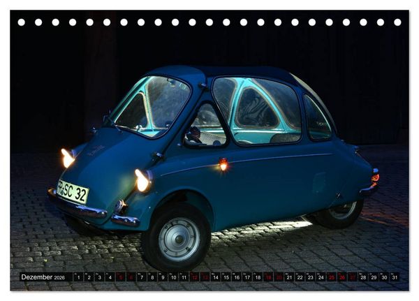 Produktbild: Historische Kleinwagen aus Deutschland (Tischkalender 2026 DIN A5 quer), CALVENDO Monatskalender