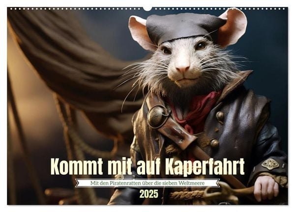 Kommt mit auf Kaperfahrt (Wandkalender 2025 DIN A2 quer), CALVENDO Monatskalender